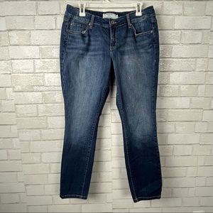 Torrid dark wash stretch skinny fitted comfortable casual basic jeans size 10